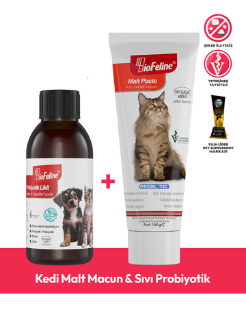 Kedi Malt Macun & Sıvı Probiyotik