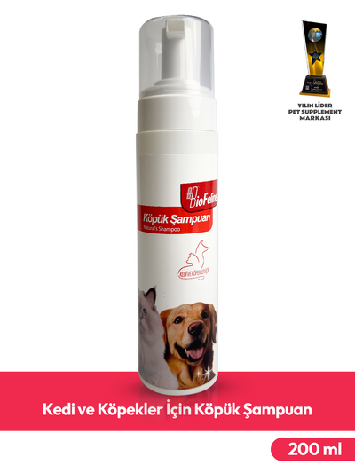 Köpük Kedi Köpek Şampuanı | Susuz Temizlik & Vitamin Destekli Bakım | 150ml