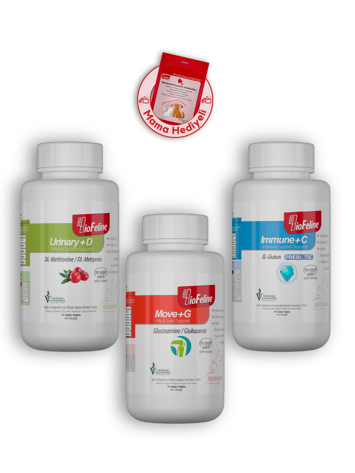 Move+G Tablet & Urinary+D Tablet & Immune+C Tablet