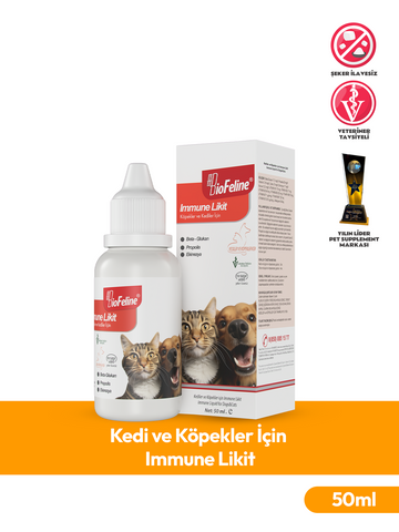 Biofeline Immune Sıvı Kedi & Köpek Bağışıklık Güçlendirme C Vitamini
