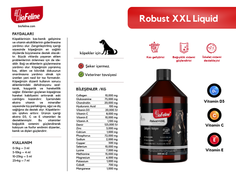 Robust XXL Liquid 500g (Köpekler İçin Glokozamin Kolajen Likit)